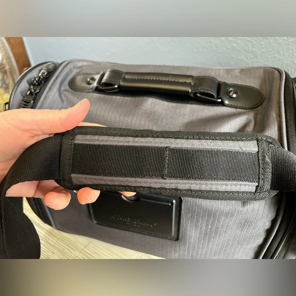 EUC!!! Eddie Bauer Charcoal and Black Carry On Travel Bag